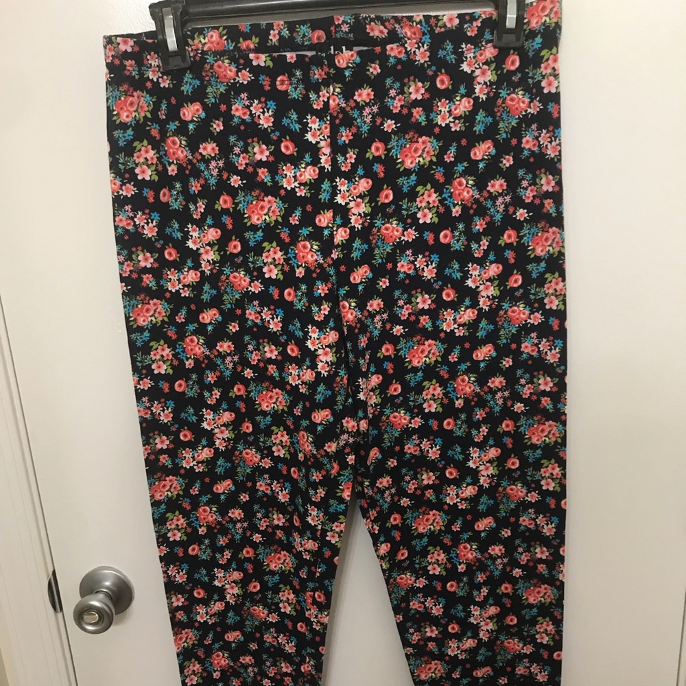Floral leggings